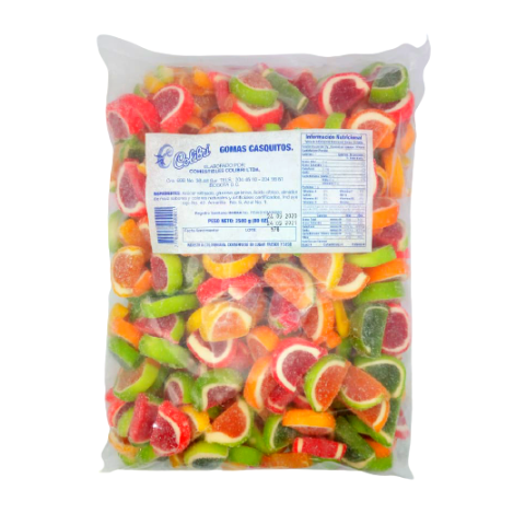 GOMAS CASQUITOS COLIBRI X 1KG