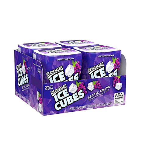 ICE CUBES X 4  368 GRS
