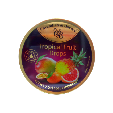 DULCES CAVENDISH & HARVEY TROPICAL FRUIT  200 G