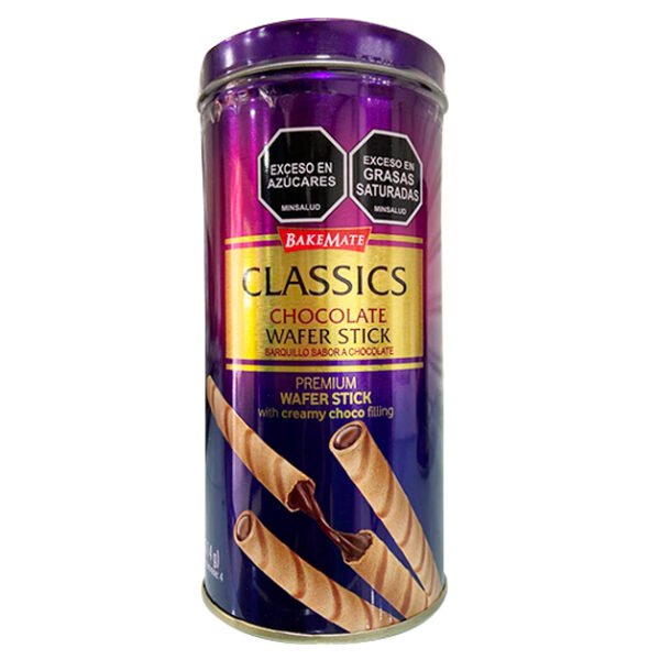 BARQUILLOS BAKEMATE CLASSICS CHOCOLATE X114GR