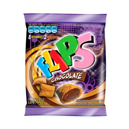 CEREALES FLIPS CHOCOLATE 120 GRS