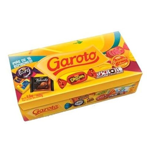 BOMBONES DE CHOCOLATE GAROTO 250 GRS