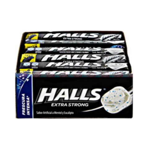 HALLS BARRA X 12 UND