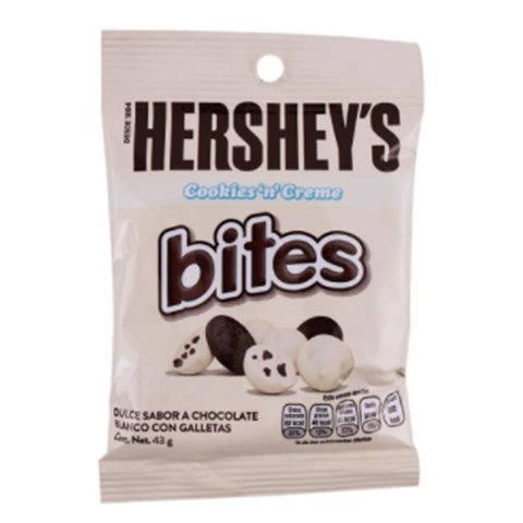 HERSHEYS BITES 43 GRS X10 UNIDADES