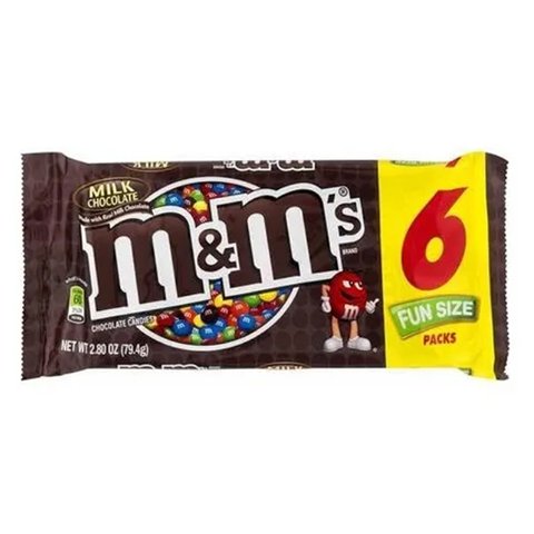 M&M FUN SIZE 79,4 GRS  Candy Jobs  Distribuidor de Dulces