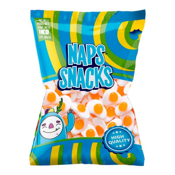 GOMAS NAPS HUEVOS FRITOS PEQUENOS LISOS 1KG