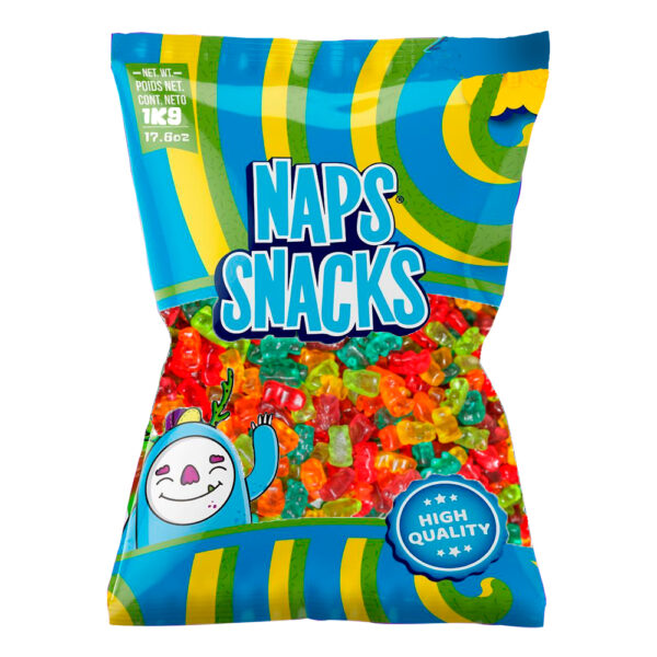 GOMAS NAPS OSITOS DE COLORES 1KG