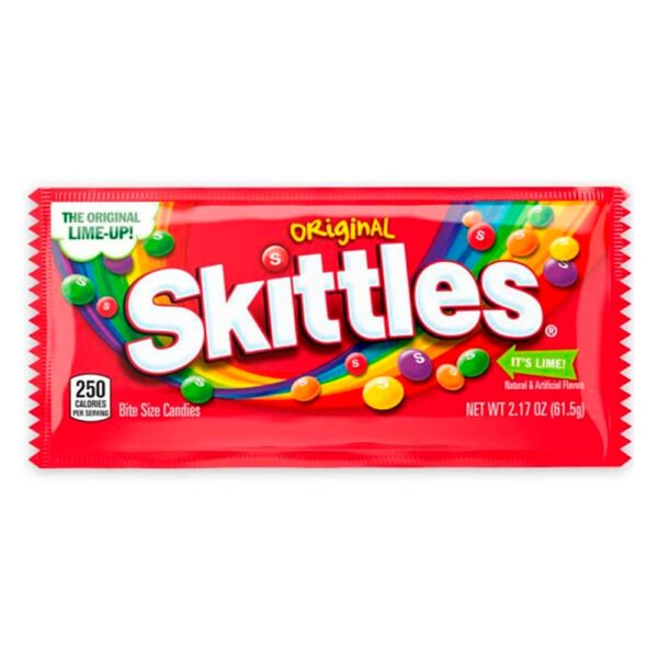 DULCES SKITTLES ORIGINAL DISPLAY X6 UND