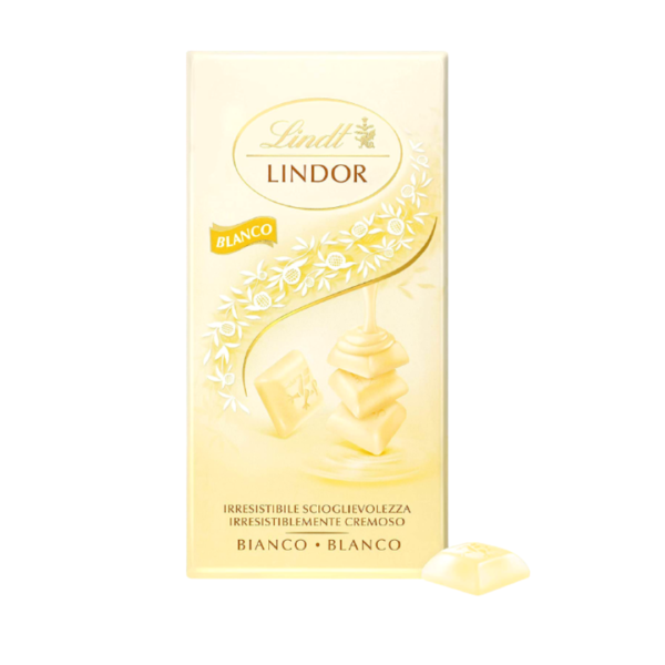 LINDOR BLANCO TABLETA 100 GRS