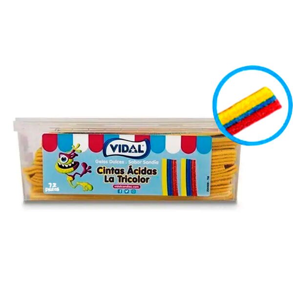 GOMAS VIDAL CINTAS TRICOLOR X 72 UNID