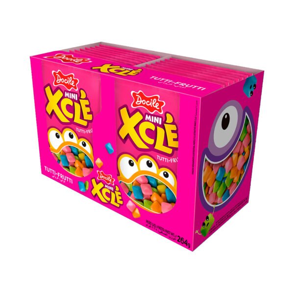 DOCILE CHICLE XCLE ROSA  X 24 UND - 264 GRS