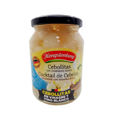 CEBOLLITAS EN VINAGRE Y VINO BLANCO HENGSTENBERG 320 GRS