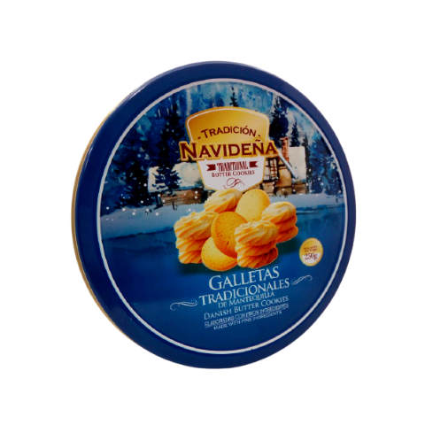 GALLETAS TRADICION NAVIDEÑA DE MANTEQUILLA  250 GRS