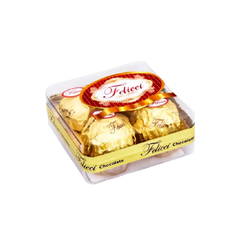 CHOCOLATE FELICCI CUADRADO X 4 UNDS - S04