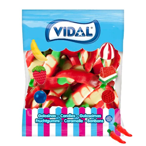GOMAS VIDAL CHILITOS PICANTES RELLENOS 1KG