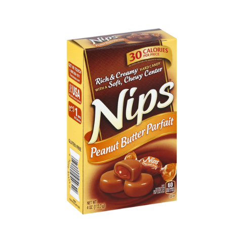 CARAMELOS NÍPS PEANUT BUTTER PARFAIT NESTLE 113.3 GRS