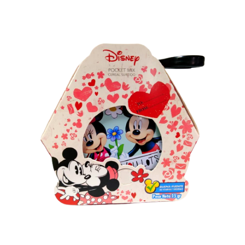 ESTUCHE DISNEY HOJUELAS DE MAIZ O ARROZ ACHOCOLATADO X 15 GRS