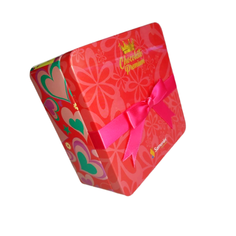 ESTUCHE DULCE RECUERDO, CHOCOLATE RELLENO CON ALMENDRA Y CHOCOLATE BLANCO MEDIANO 108 GRS