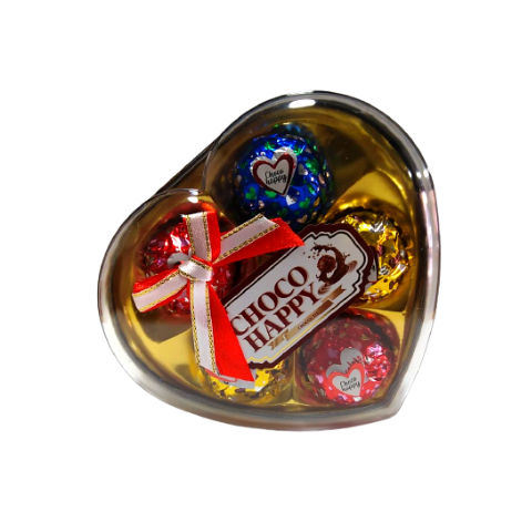 CHOCOLATE CHOCO HAPPY CORAZÓN SURTIDO X 5 UND
