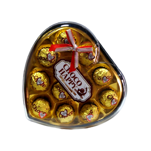 CHOCOLATES CORAZÓN CHOCO HAPPY X 12 UND