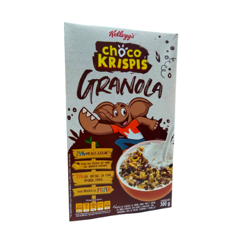 CEREALES KELLOGG´S CHOCO KRISPIS GRANOLA X 300 GRS
