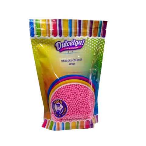 GRAGEAS ROSADAS DULCE GAL N 4 X 500 GRS