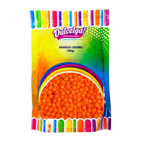 DULCEGAL GRAGEAS NARANJAS #8 500G