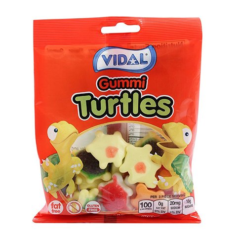 VIDAL GOMAS TORTUGAS RELLENAS X100GR