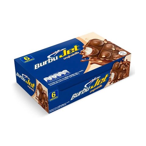 JET CHOCOLATINA BURBUJET CRUJIVAINILLA X6