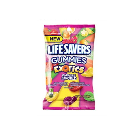 LIFE SAVERS GUMMIES EXOTÍCS FLAVORS X198 GR