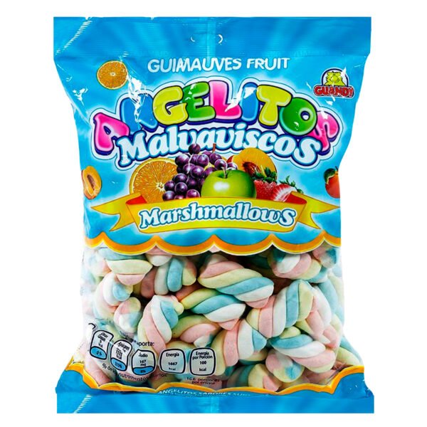 MASMELOS ANGELITOS TORNADO COLORES 500G