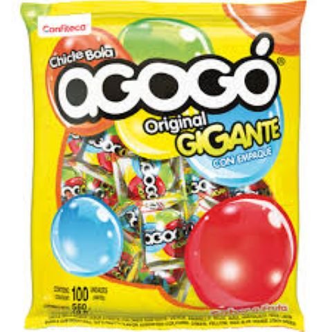 AGOGO ORIGINAL GIGANTE X 100 UNIDADES