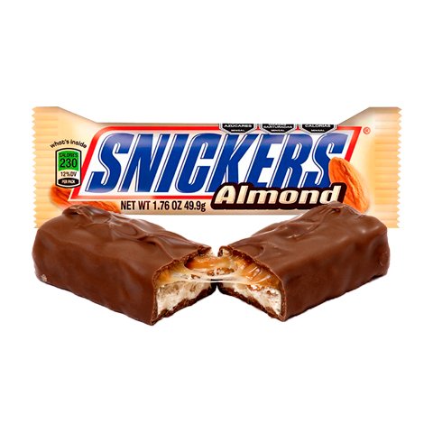 SNICKERS DE ALMENDRAS X6