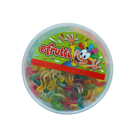 GOMAS EFRUTTI GUSANOS NEON TARRO X 500G