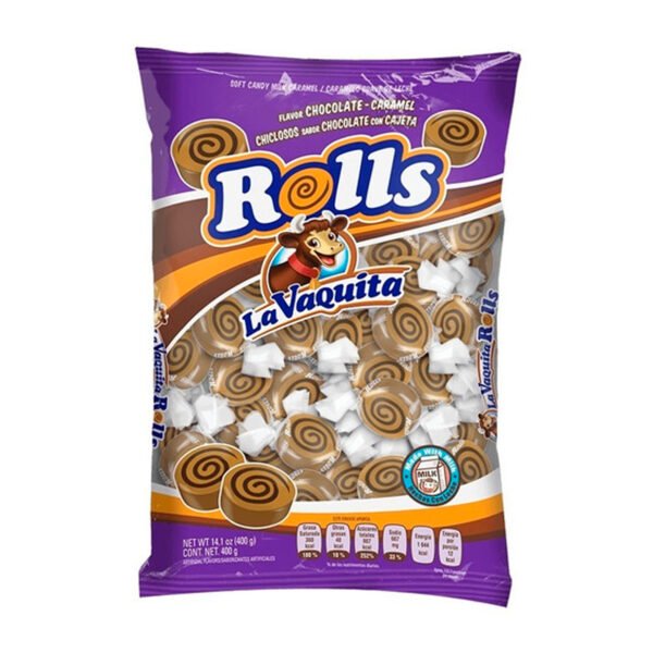 ROLLS CHOCOLATE LA VAQUITA BOLSA