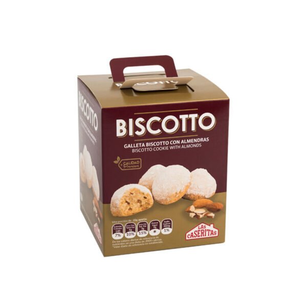 LAS CASERITAS GALLETA BISCOTTO CON ALMENDRA CAJA 60GR