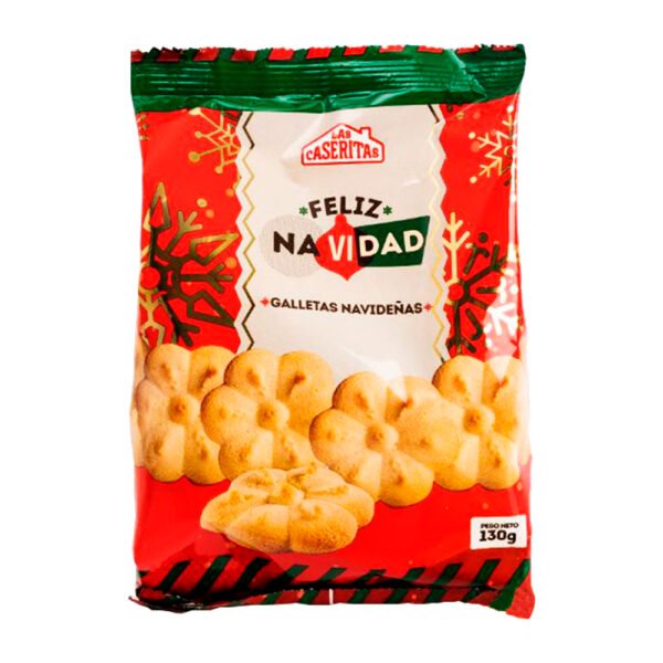 LAS CASERITAS GALLETA NAVIDEÑA PESEBRE BOLSA X130 GR