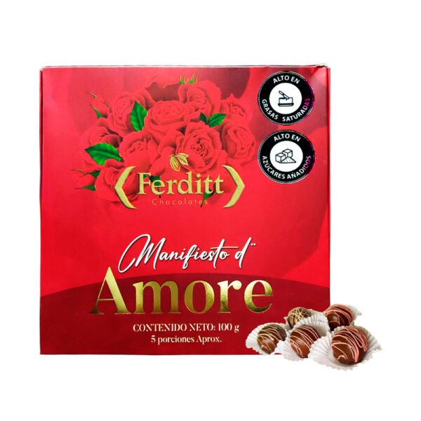 CHOCOLATE FERDITT MANIFIESTO D' AMORE X10 UND.