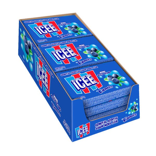 CANEL´S DULCES MINI CHERRY ICEE MORA AZUL X 9 UND
