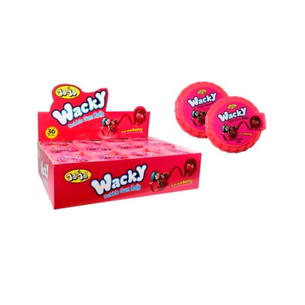 CHICLE WACKY FRESA X 36 UND