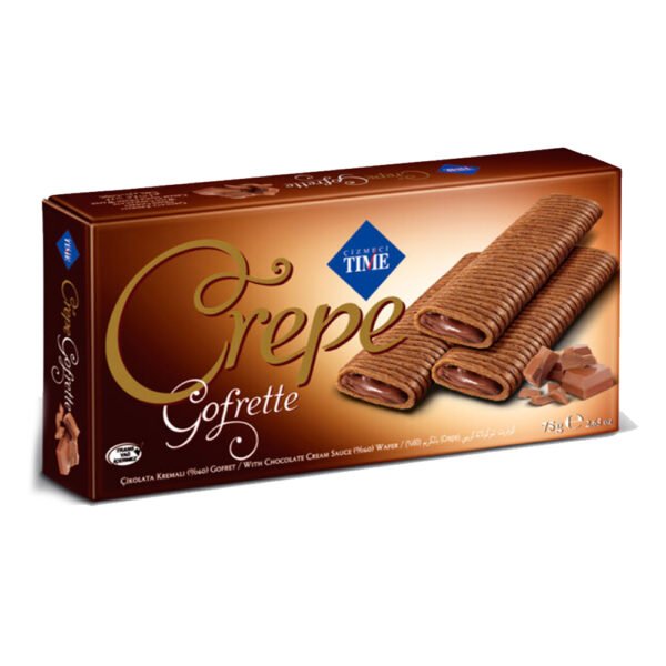 BARQUILLO CREPE GOFRETE CHOCOLATE CREAM SAUCE X65G