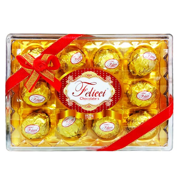 CHOCOLATE FELICCI DIAMANTE DORADO X 12 UNDS