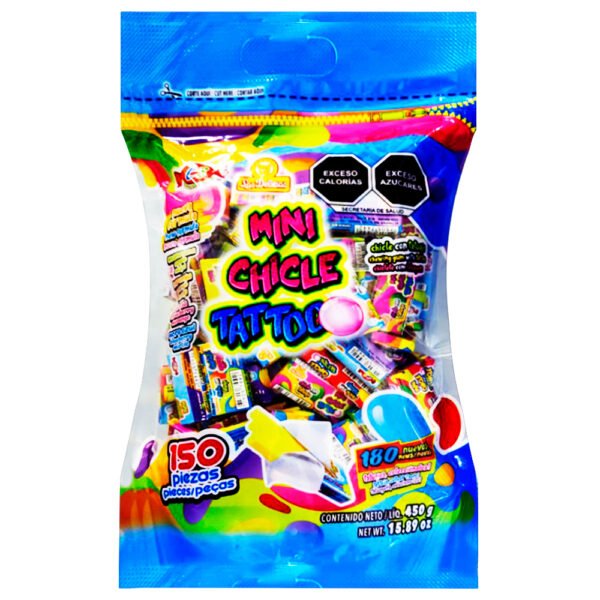 CHICLE TATTOO MINI X 150 UND
