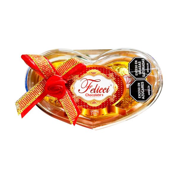 CHOCOLATE FELICCI CORAZON DORADO X2 UND