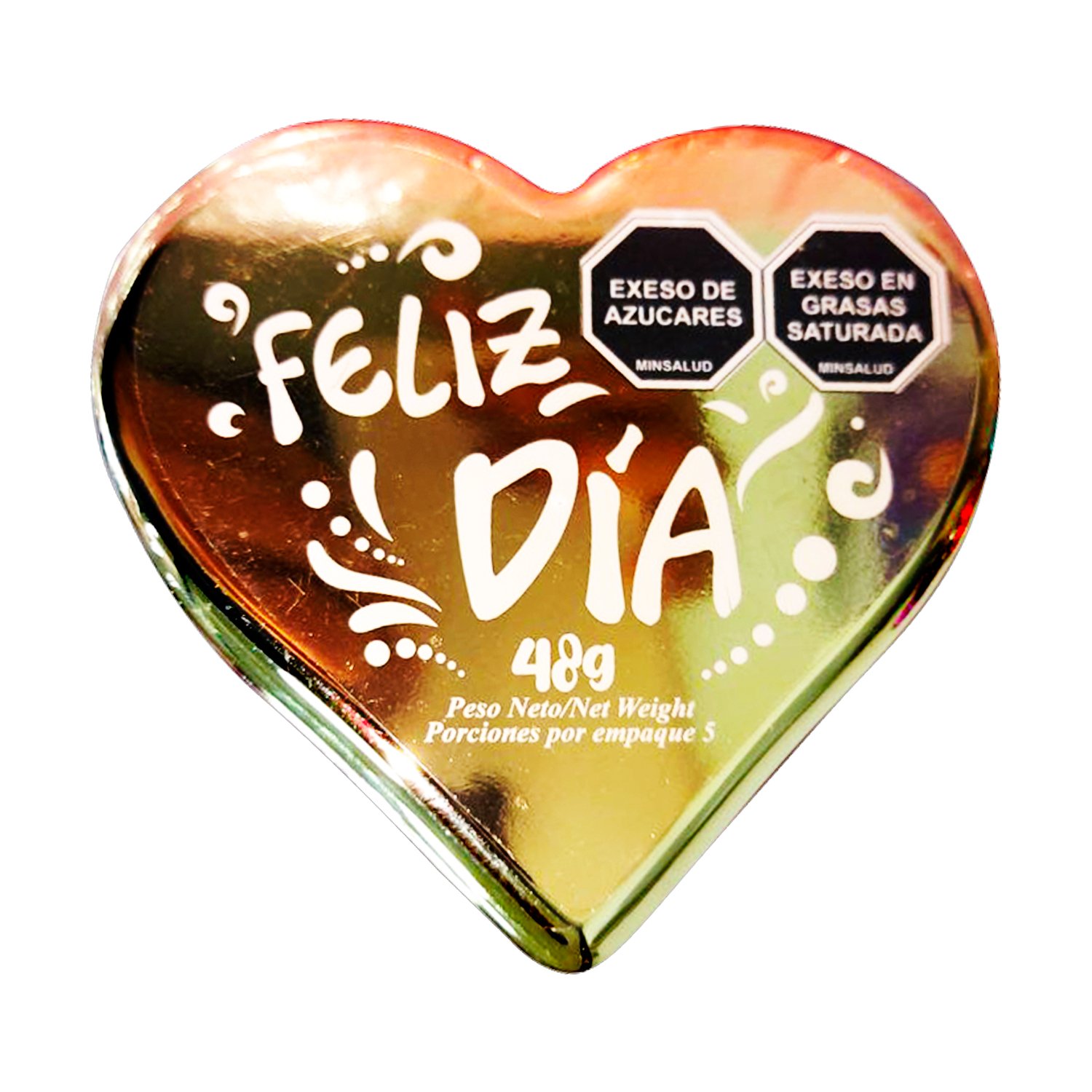 MEGA CORAZON 48G DORADO