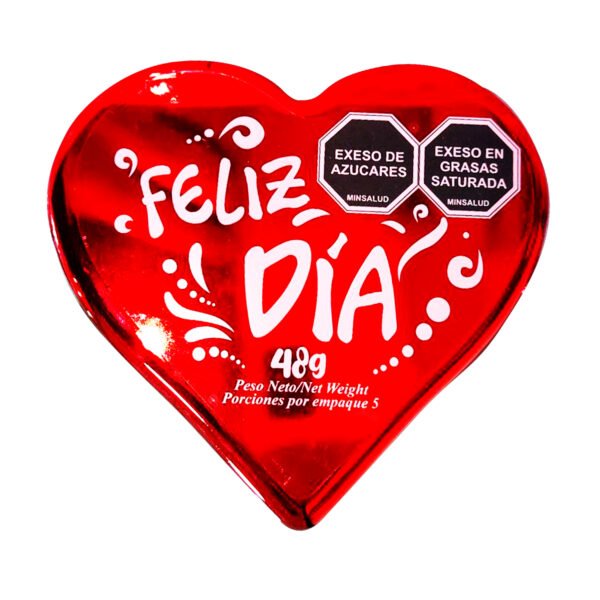 ESTUCHE MEGA CORAZON ROJO X48G