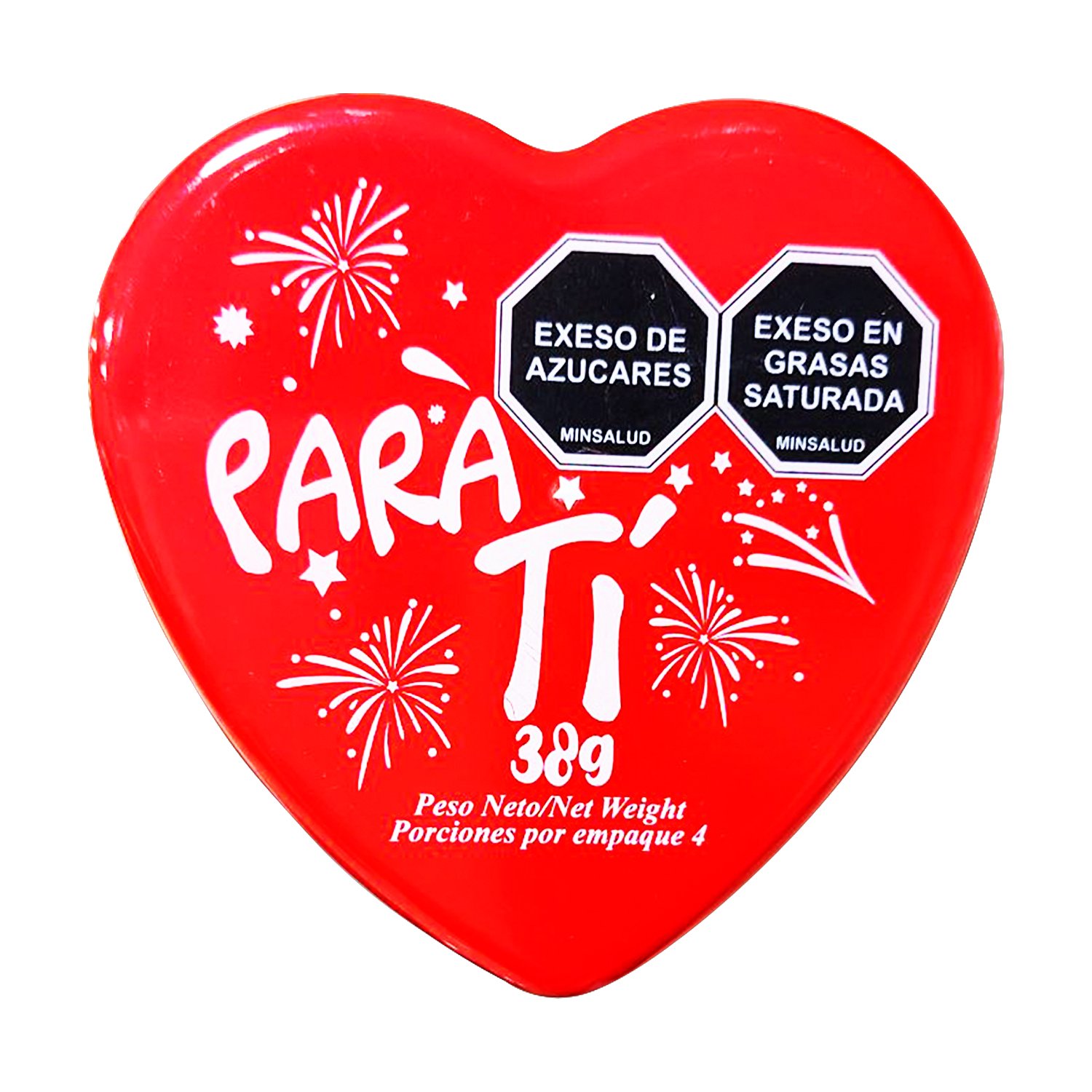 MEGA CORAZON 48G ROJO