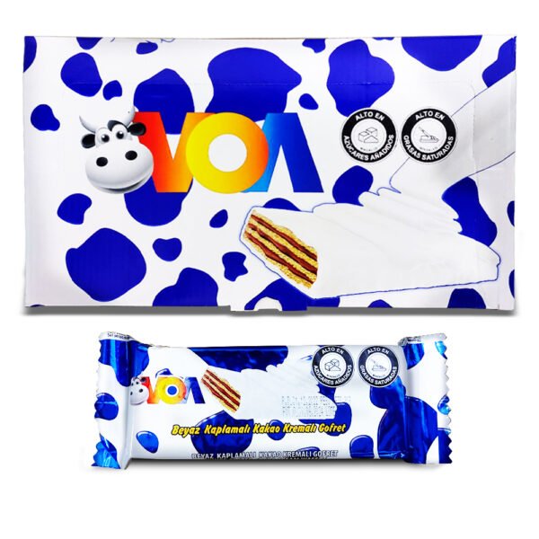 GALLETA WAFER VOA CHOCOLATE BLANCO X24 UND