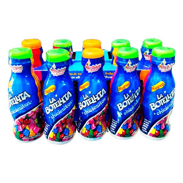 LA BOTELLITA CHICLE MINIATURA X 10 UND