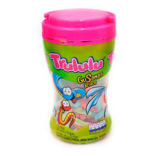 TRULULU GUSANOS ACIDOS POTE X200 UND